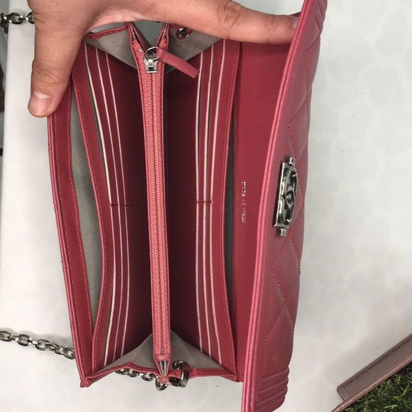 Authentic Chanel Boy long wallet / WOC - Picture 12 of 15